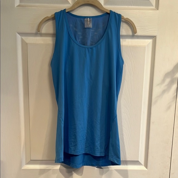 CALIA by Carrie Underwood Blue Fitted Tank Top - Picture 1 of 4